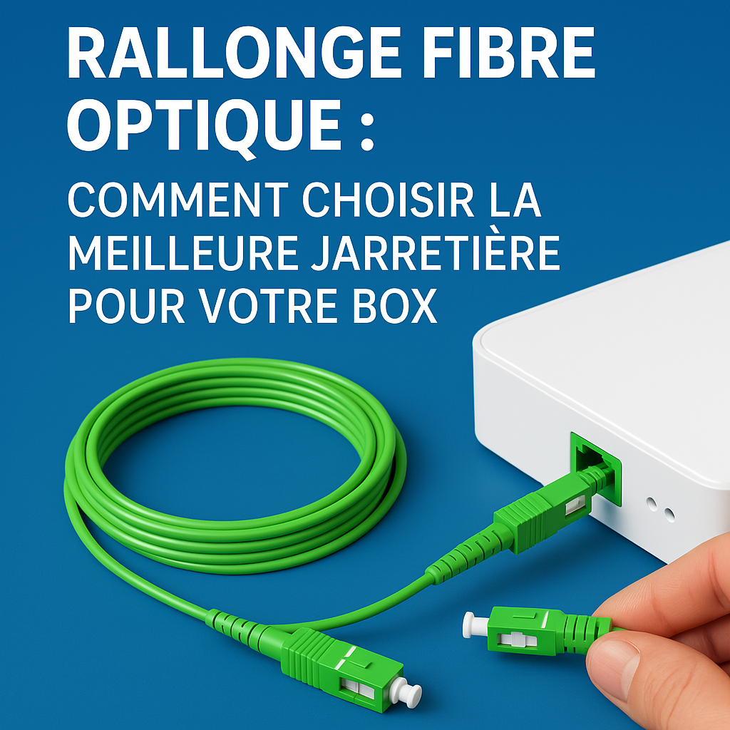 Rallonge fibre optique : comment choisir la meilleure jarretière pour votre box