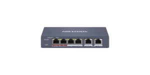DS-3E1106HP-EI SWITCH L2 4 PORTS POE (60W) + 2 PORTS RJ45 /10/100 – vue 2