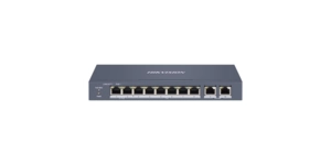 DS-3E1310HP-EI SWITCH L2 8 PORTS POE (60W) + 2 PORTS GIGABIT RJ45 – vue 2