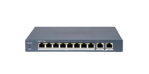 DS-3E1310P-EI(B) (SMART MANAGED) SWITCH L2 8 PORTS POE (110W) + 2 10/100 RJ45 300M – vue 2