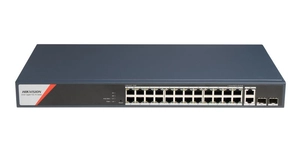 DS-3E1528HP-SI-24P2T2F SWITCH 24 PORTS POE (230W) 2 Gigabit SFP 2 RJ45 – vue 2