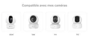 Accessoire pour caméra de vidéosurveillance support mural caméra – vue 4