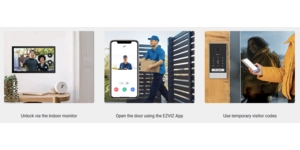 Interphone portier WIFI 2K sur batterie + solaire / écran 7' – vue 6