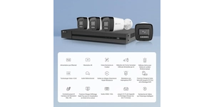 CS-BN4884-A2E50 KIT VIDEO NVR 8 VOIES POE + 4 BULLET 4K + 2TB HDD – vue 5