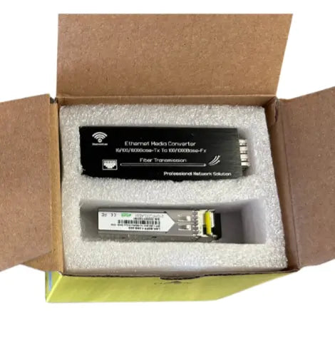 Convertisseur fibre RJ45 avec les modules SFP intégrés 1GB Octofibre