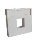 Connecteur électronique module 45x45 1 port blanc keystone – vue 2