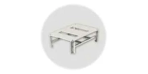 KIT RAIL DIN / CHASSIS ET PLASTRON ISOLANT 2 rangees x 11 modules, dim 400x300x210 – vue 3