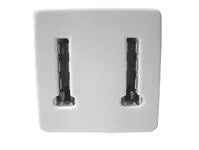 Accessoire téléphonique adaptateur gigogne 8P(1Mx2F L1 L2) – vue 2