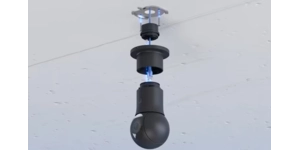 Accessoire pour caméra de vidéosurveillance support surface G5 PTZ noir – vue 5