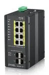 8 PORTS Gbps RJ45 POE+ 4 Gbps SFP 240W -40//75C IP30 – vue 2