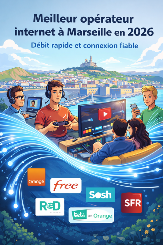 Meilleur opérateur internet à Marseille en 2026 | Fibre & débits