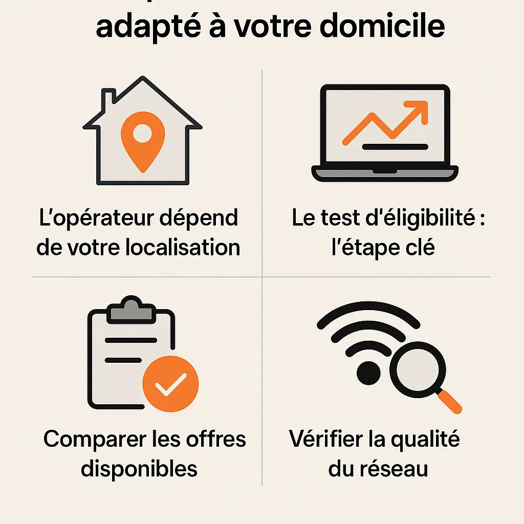 Meilleur opérateur internet chez moi 2026 : Test éligibilité fibre HiddenLine