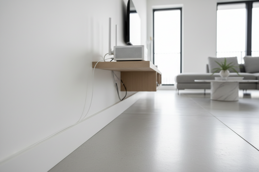 Installer une rallonge fibre optique invisible sans percer