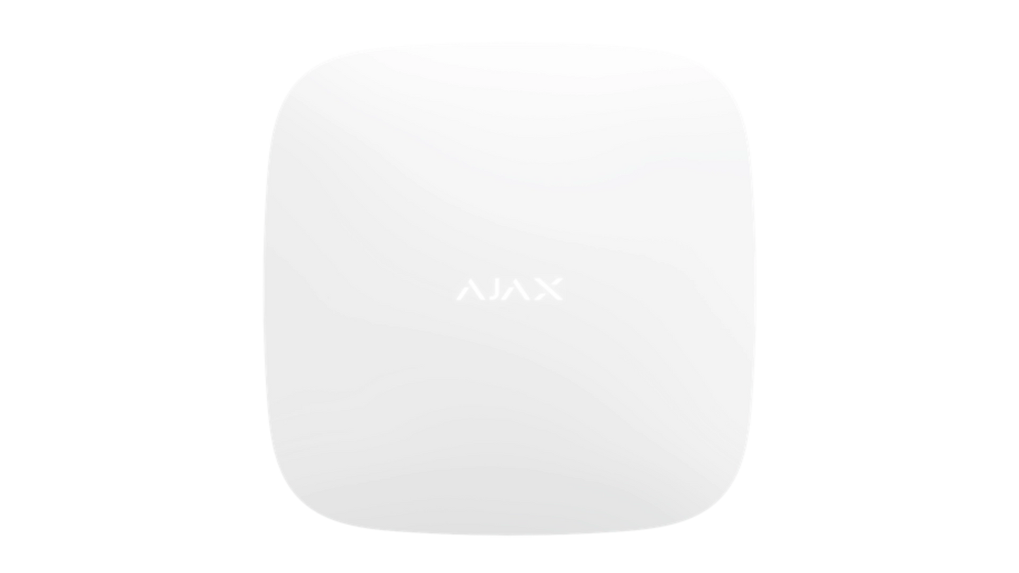 Centrale d'alarme radio GSM/3G Ethernet Wi-Fi blanche