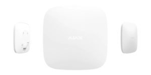 Centrale d'alarme radio GSM/3G Ethernet Wi-Fi blanche – vue 3