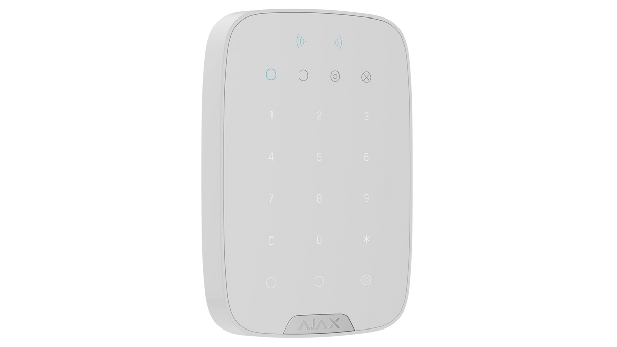 Équipement de contrôle d'accès superior keypad plus G3 jeweller white, clavier