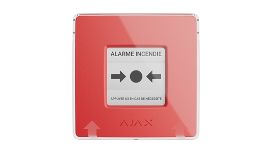 Détecteur incendie declencheur manuel rouge type 4 radio