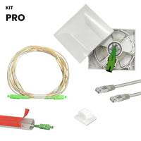 Kit Pro Rallonge Fibre Optique Invisible–Installation complète pour déplacer votre box internet