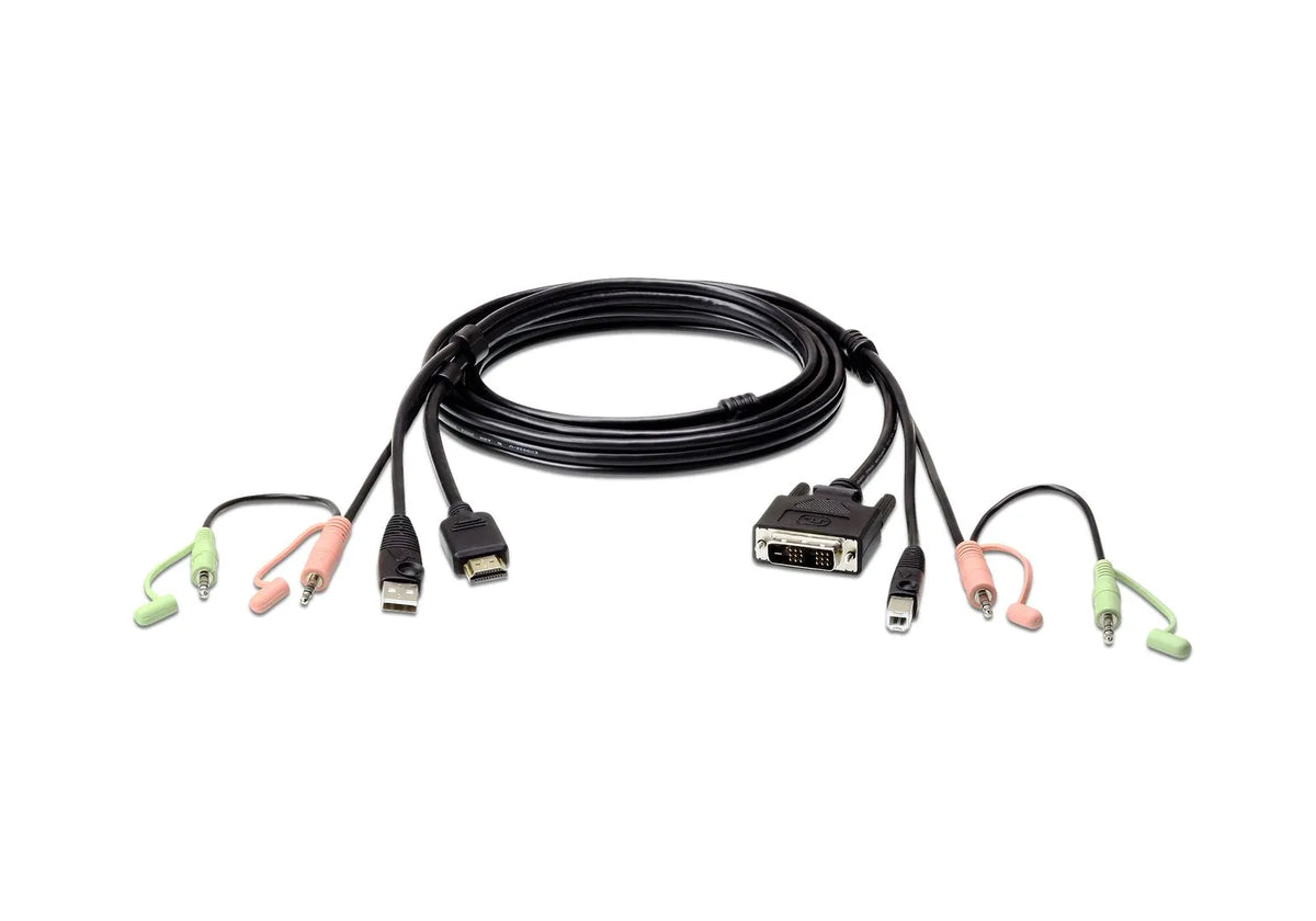 Câble KVM cordon HDMI vers dvi-d 1,8M