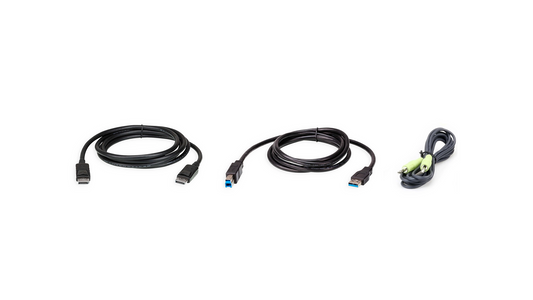 Câble KVM kit de câbles displayport USB 1.8M