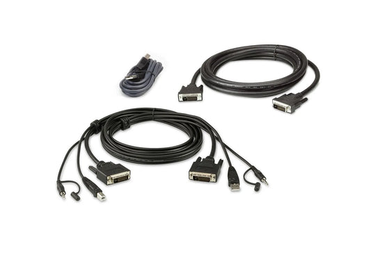 CÂBLE KIT DUAL DVI-DD/USB/SP LONGUEUR 1,8M