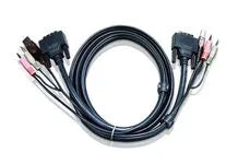 Câble KVM cordon USB dvi( dual link – vue 10