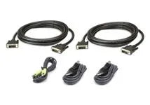 CABLE KIT DUAL DVI-DD/USB/SP LONGUEUR 3M – vue 2