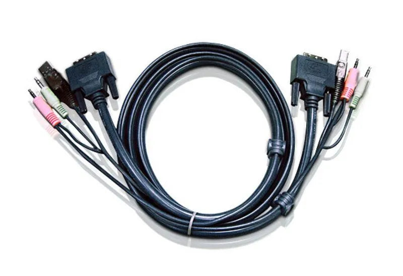 Câble KVM cordon USB dvi( dual link – vue 17