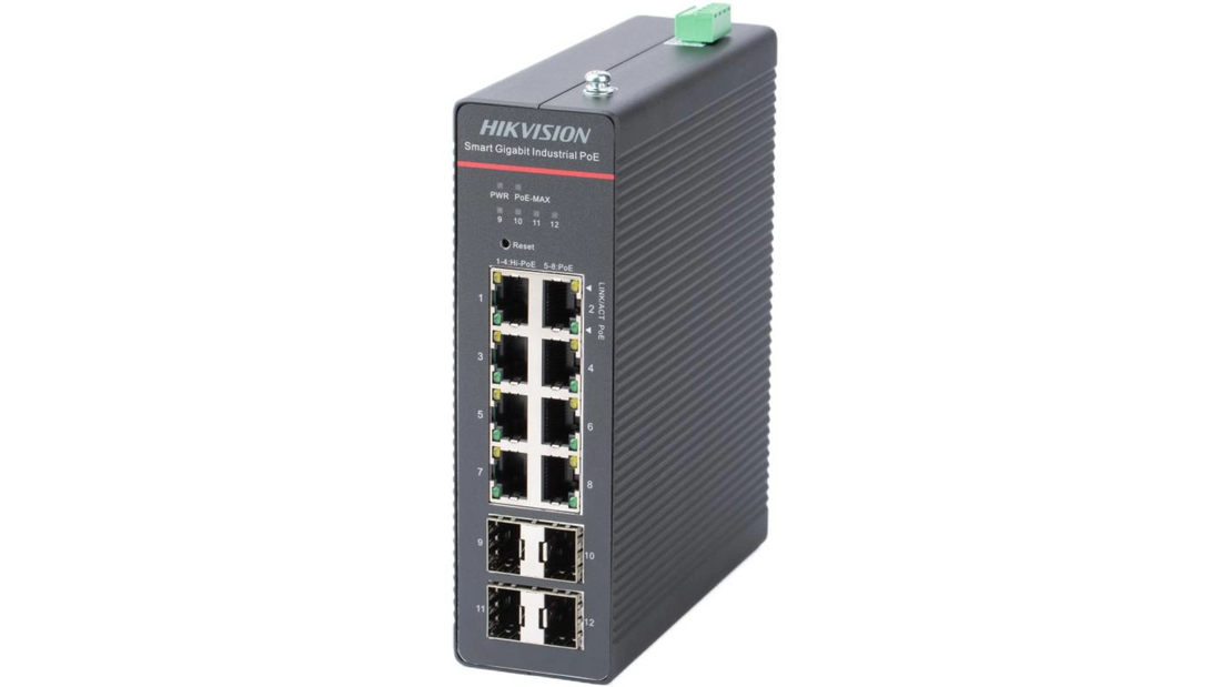 DS-3T1512HP-SI-8P4F/No Power unit SWITCH 8 PORTS POE (90W) + 4 Gigabit SFP 300M