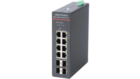 DS-3T1512HP-SI-8P4F/240W SWITCH 8 PORTS POE + 4 Gigabit SFP 300M