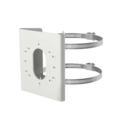 Accessoire pour caméra de vidéosurveillance fixation poteau diam 67-127mm