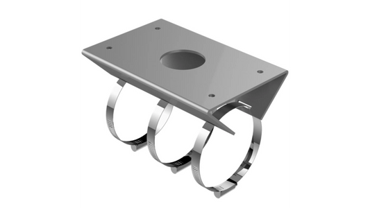 Accessoire pour caméra de vidéosurveillance fixation poteau PTZ anti corrosion