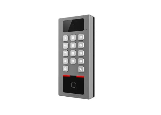 Équipement de contrôle d'accès interphone vidéo lecteur carte+digicode IP65 IK09