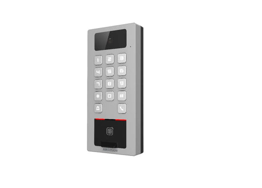 Équipement de contrôle d'accès interphone vidéo lecteur carte+emprunte+digicode
