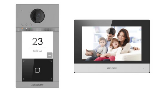 Interphone kit portier IP 2MP IP65 / écran 7' WIFI