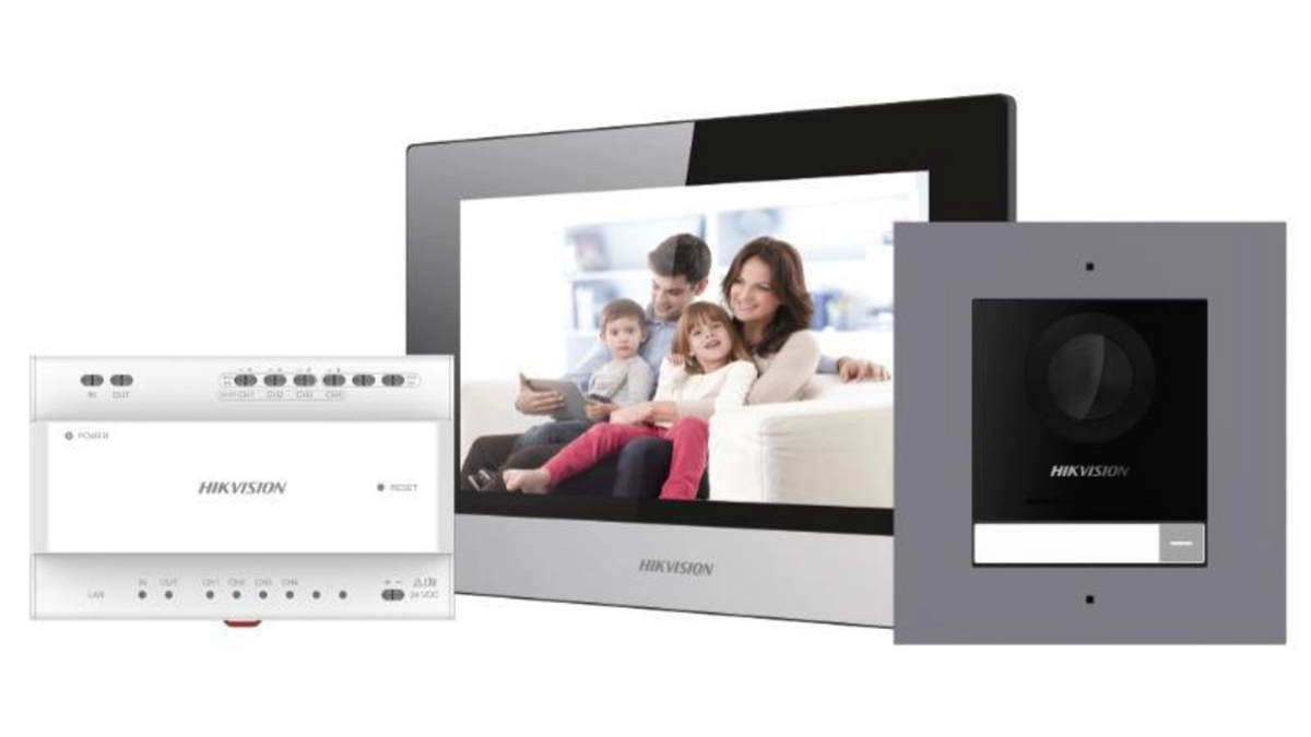 Interphone kit portier 2 fils IP / tablette / carte SD