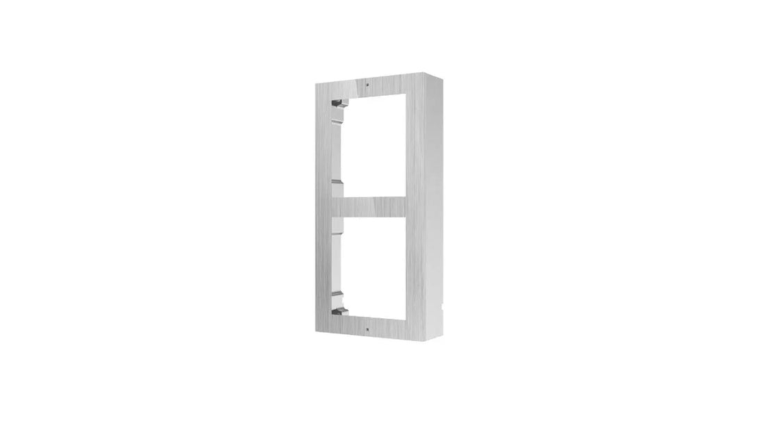 Support de baie informatique inox 2 modules saillie
