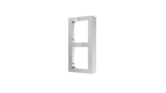 Support de baie informatique inox 2 modules saillie