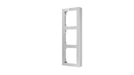Support de baie informatique inox 3 modules saillie – vue 2