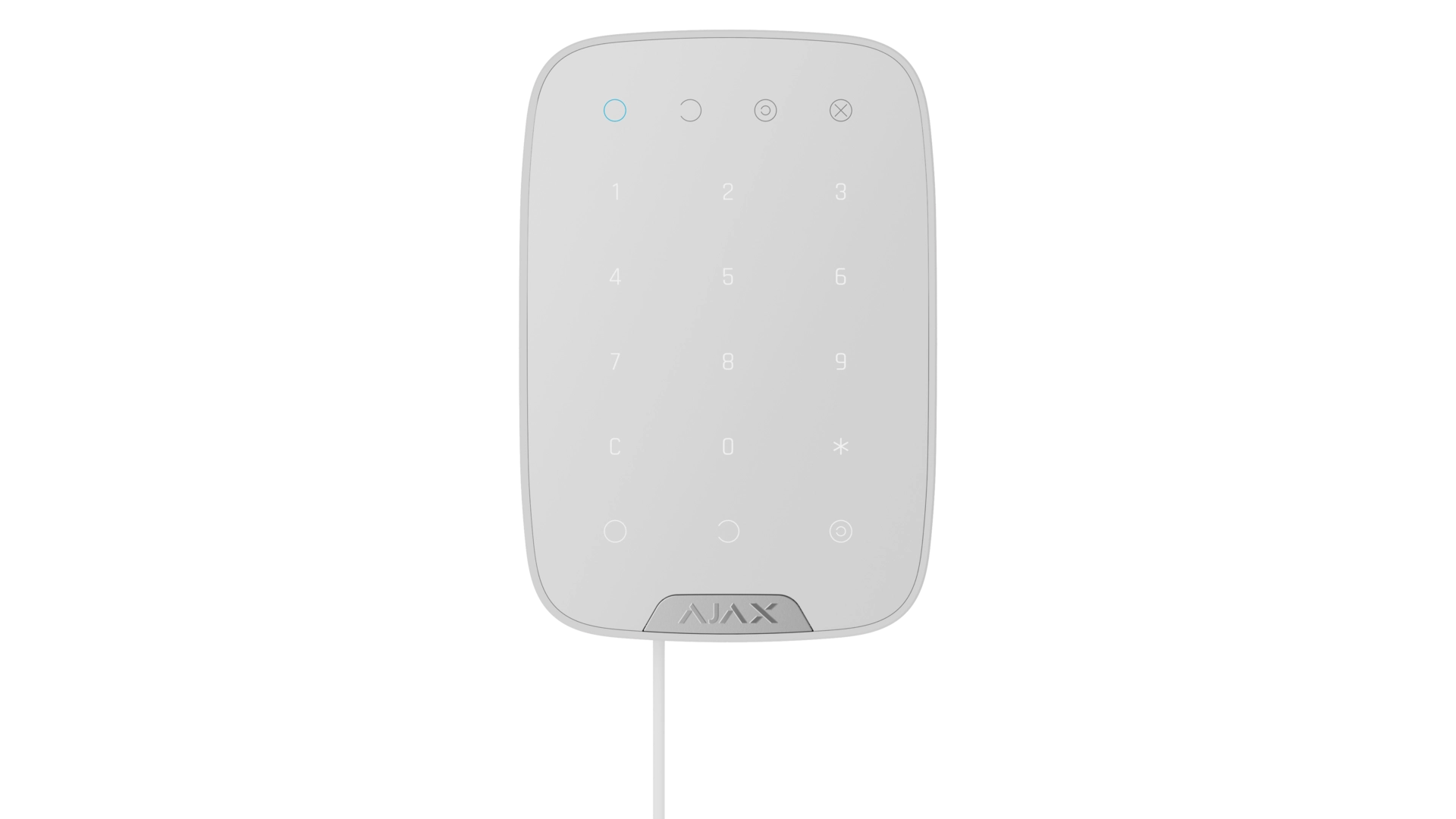 Équipement de contrôle d'accès clavier tactile bidirectionnel fibra blanc
