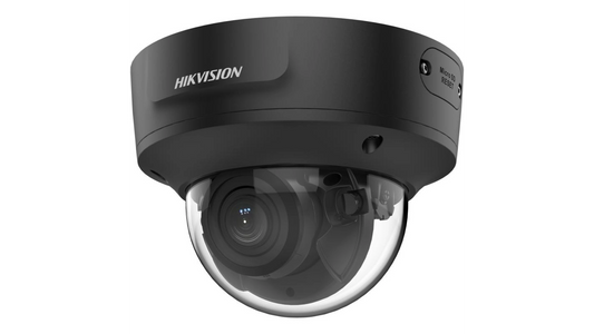 DS-2CD2743G2-IZS(2.8-12MM)(BLACK) CAMÉRA DOME 4MP ACUSENSE IR 40M IP67 IK10 120dB