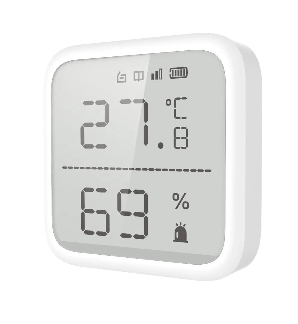 Détecteur d'alarme de température et humidite écran 2,7'