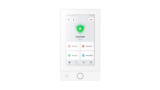 DS-PK670MDWNP/White KEYPAD 7' TACTILE BUS WIFI GRADE 2 POE