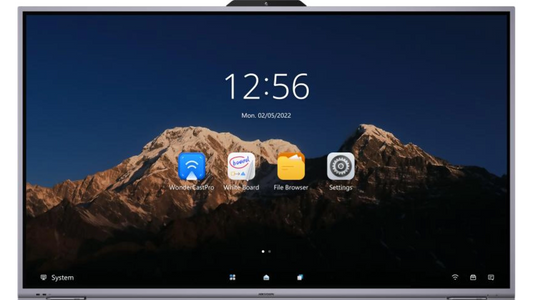 Écran interactif 65' 4K caméra + micro