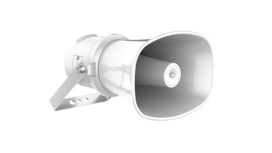 Système de sonorisation haut parleur IP POE 7W metal blanc 121dB