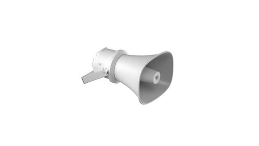 Système de sonorisation haut parleur IP POE 25W metal blanc 110dB