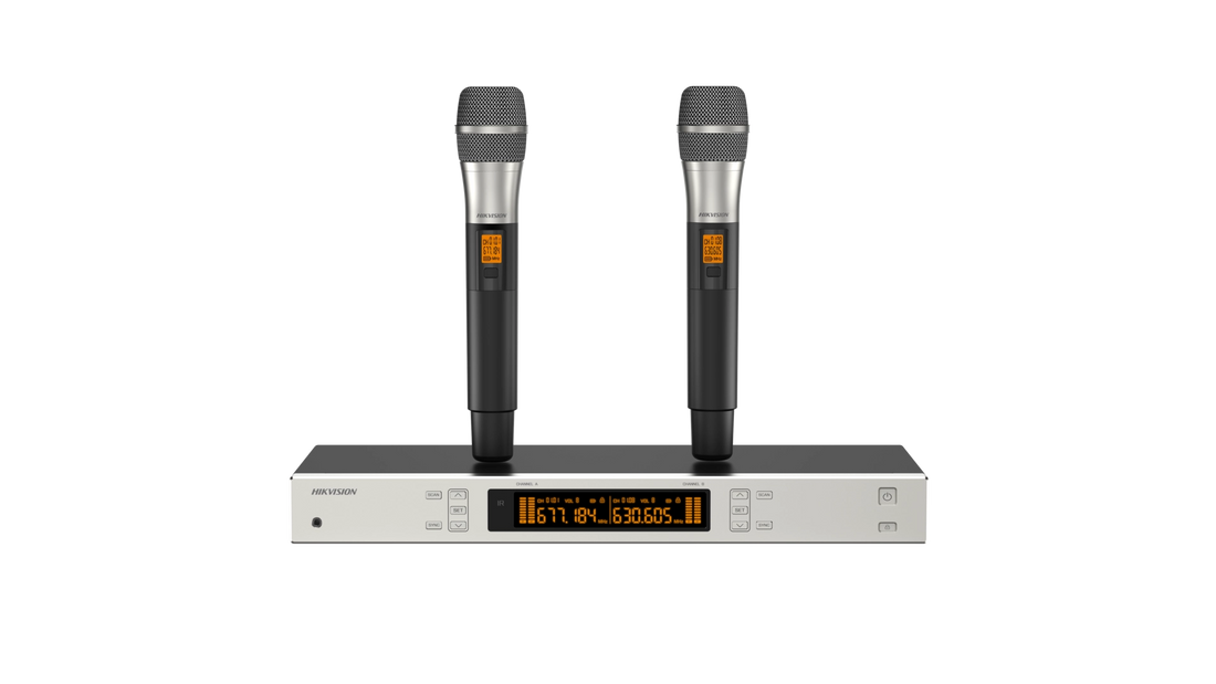 Système de sonorisation 2 micro sans fil portatif 100M uhf