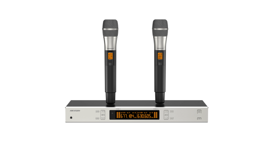 Système de sonorisation 2 micro sans fil portatif 100M uhf 821Hz