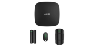 Équipement d'alarme hub-b + doorprotect-b + motionprotect-b + spacecon – vue 3