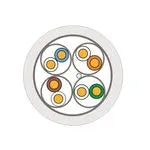CÂBLE Cat6A U/FTP 4P LSZH 500m DCA CÂBLE DE COULEUR BLANCHE – vue 2